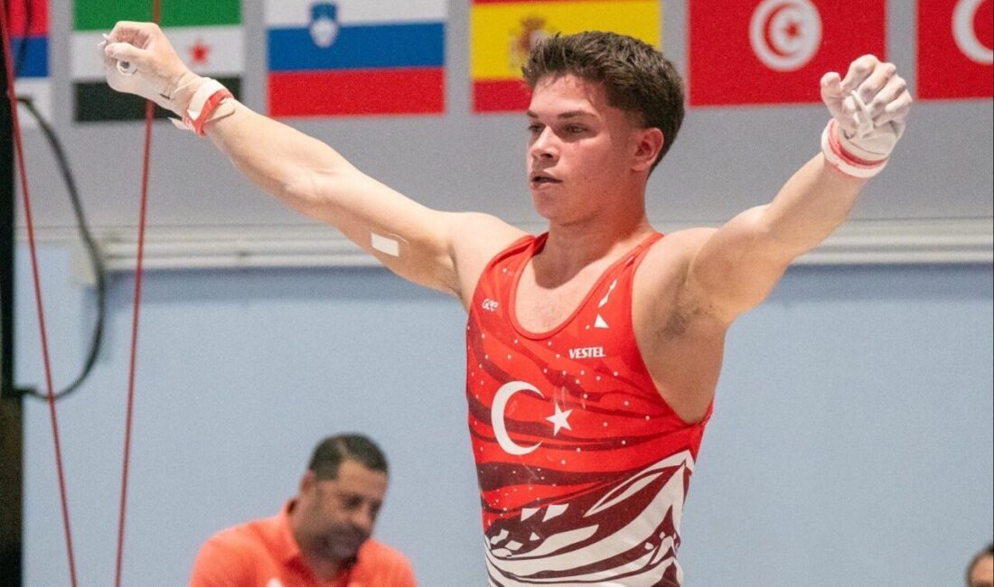 İzmir Büyükşehir Belediyesi Spor Kulübü’nün milli jimnastikçisi Altan Doğan, Taranto