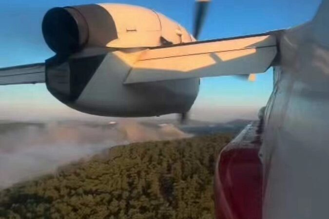 Antalya Serik’te orman dışı alanda başlayan yangın büyük ölçüde kontrol