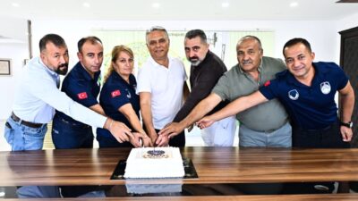 Antalya Muratpaşa Belediye Başkanı Ümit Uysal, Zabıta Haftası dolayısıyla belediyenin zabıta