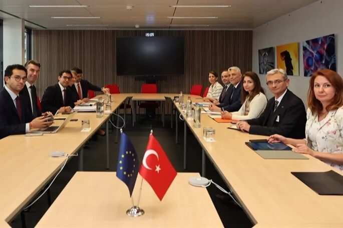 Ticaret Bakanı Ömer Bolat, AB Komisyonu Başkan Yardımcısı Stephane Sejourne
