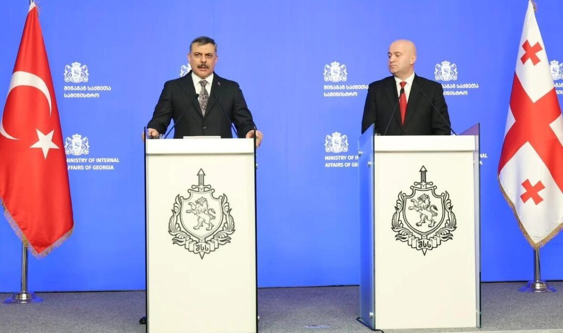 İçişleri Bakanı Mustafa Çiftçi, Gürcistan’ın başkenti Tiflis’te Gürcistan İçişleri Bakanı
