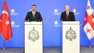 İçişleri Bakanı Mustafa Çiftçi, Gürcistan’ın başkenti Tiflis’te Gürcistan İçişleri Bakanı