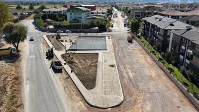 Bursa'da İnegöl Belediyesi, Alanyurt Yeni Mahallede 2100 m2 alan üzerinde