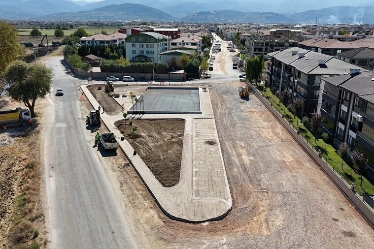 Bursa'da İnegöl Belediyesi, Alanyurt Yeni Mahallede 2100 m2 alan üzerinde