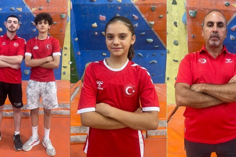 İnegöl Belediye Spor Kulübü spor tırmanış branşı sporcuları Beril Korkmaz,