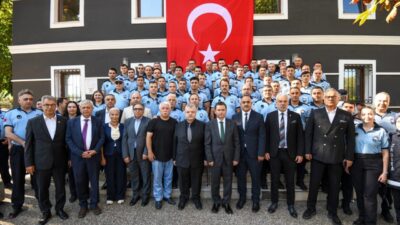 Bursa'da Osmangazi Belediyesi, Zabıta Haftası kapsamında düzenlediği programla kent düzeni