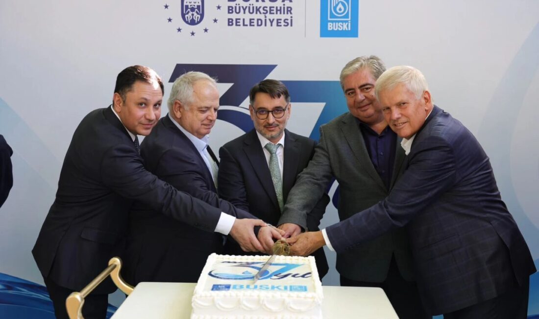 Bursa Büyükşehir Belediyesi’ne bağlı BUSKİ Genel Müdürlüğü, kuruluşunun 37’nci yılını