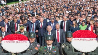 CHP Genel Başkanı Kemal Kılıçdaroğlu, partinin 103’üncü kuruluş yıl dönümünde