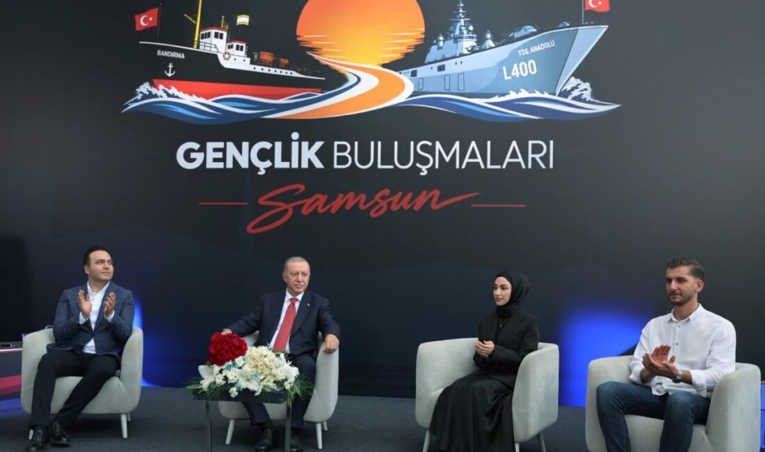 Cumhurbaşkanı Recep Tayyip Erdoğan, Samsun’da gençlerle buluştu ve “Dünya 5’ten