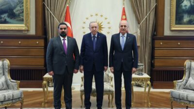 Cumhurbaşkanı Recep Tayyip Erdoğan, Irak Temsilciler Meclisi Başkanı Heybet Halbusi’yi
