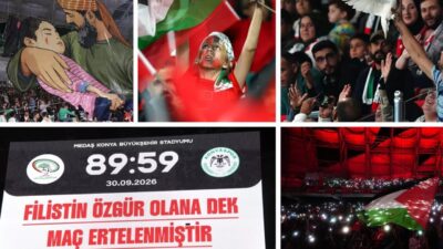 Cumhurbaşkanı Recep Tayyip Erdoğan, Konyaspor ile Filistin Millî Futbol Takımı