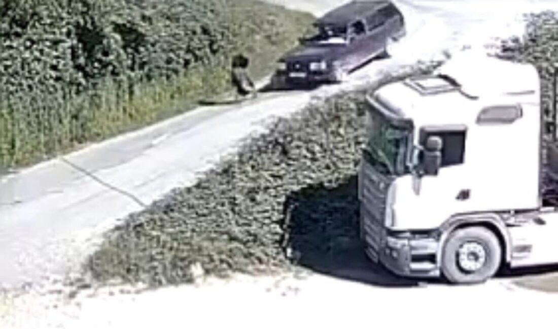 Düzce’nin Yığılca ilçesine bağlı İğneler köyünde otomobilin çarptığı kadın, çarpmanın