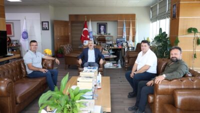 Edirne Gazeteciler Derneği yönetimi, Tekirdağ Namık Kemal Üniversitesi Rektörü Prof.