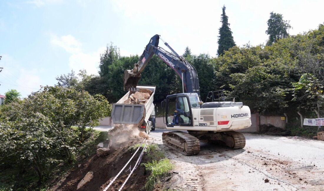 Giresun Belediyesi, kent genelinde altyapı, yol ve çevre düzenlemelerine yönelik