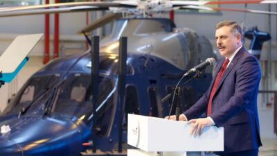 T625 GÖKBEY helikopteri, Emniyet Teşkilatı’nın envanterine girdi. Teslim töreninde konuşan