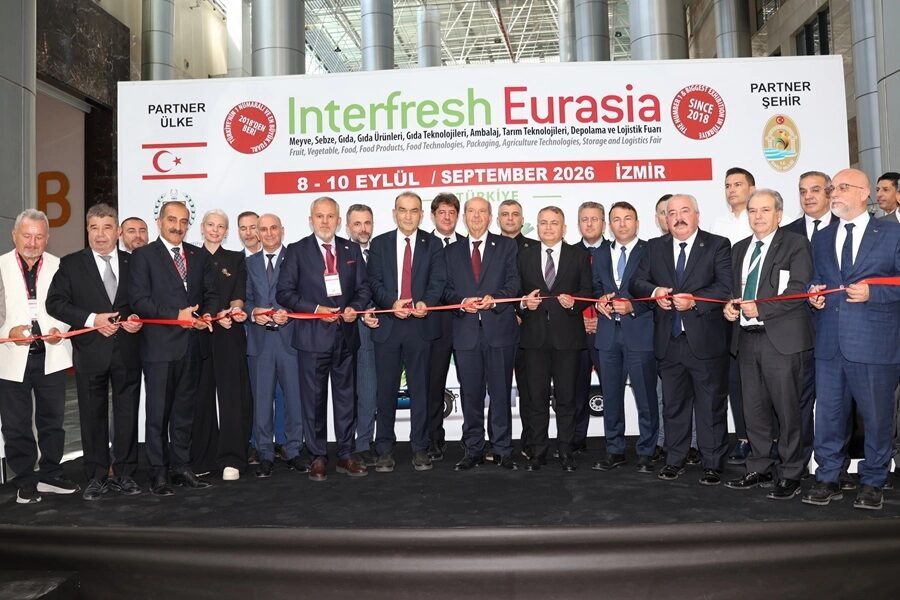 İzmir’de üçüncü kez düzenlenen Interfresh Eurasia Fuarı, yaş meyve sebze,