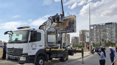 İzmir Büyükşehir Belediyesi, ilan ve reklam alanlarına ilişkin tartışmada yetkinin