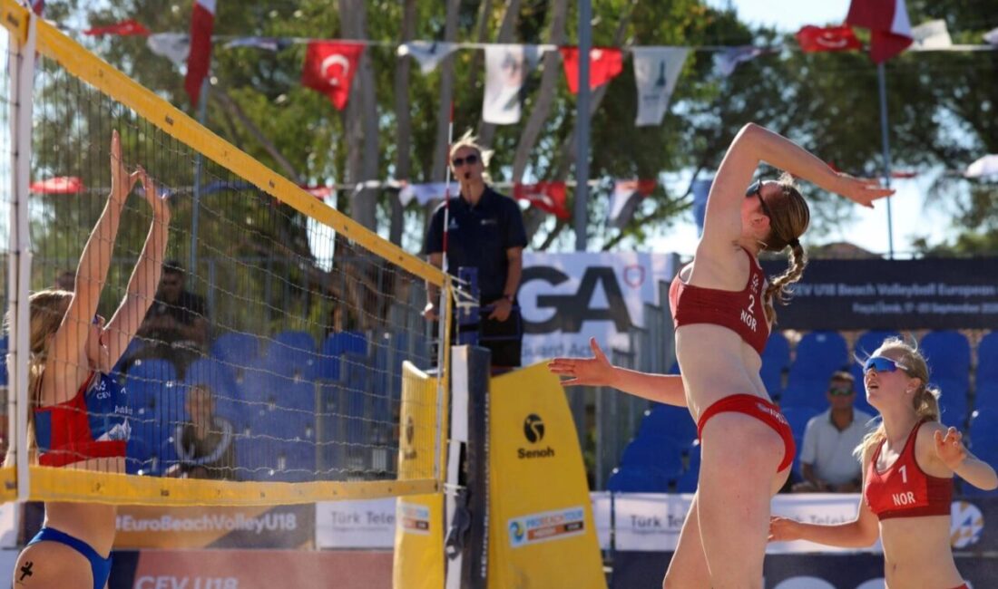 İzmir Büyükşehir Belediyesi’nin öncülüğünde Foça’da düzenlenen 2026 CEV U18 Avrupa