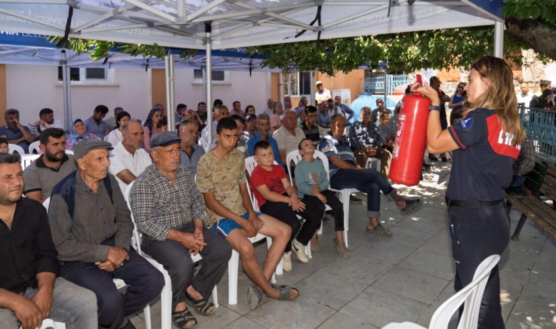 İzmir Büyükşehir Belediyesi, yaz aylarında artan yangın riskine karşı kent