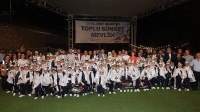 İzmit Belediyesinin toplu sünnet programı kapsamında sünnet ettirilen 102 çocuk