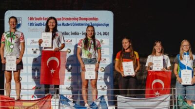 Sırbistan’ın Zlatibor bölgesinde düzenlenen Güneydoğu Avrupa Oryantiring Şampiyonası’nda Türkiye Millî