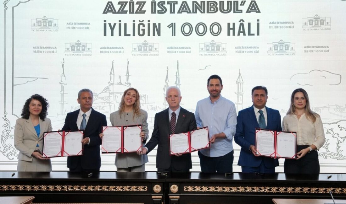 İstanbul Valiliği öncülüğünde yürütülen “Aziz İstanbul’a İyiliğin 1000 Hâli” projesi