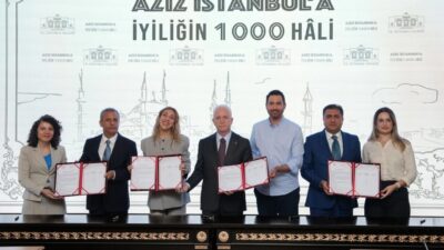 İstanbul Valiliği öncülüğünde yürütülen “Aziz İstanbul’a İyiliğin 1000 Hâli” projesi