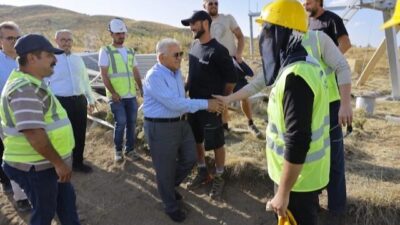 Kayseri Büyükşehir Belediye Başkanı Dr. Memduh Büyükkılıç, Erciyes Kayak Merkezi’nde