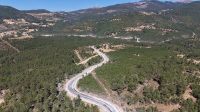 Bursa Büyükşehir Belediyesi, Keles ilçesinde 13 kilometreye yakın yol yenileme
