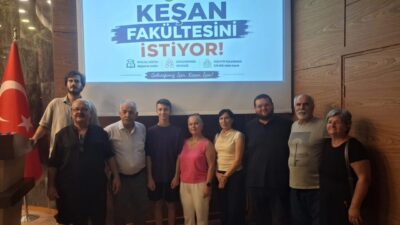 Keşan Kent Konseyi’nin “Keşan İçin Bir Araya Geliyoruz” başlıklı toplantısında;