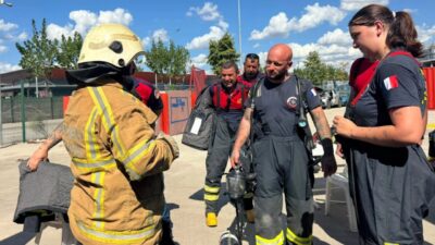 Kocaeli Büyükşehir Belediyesi İtfaiyesi, Fransız gönüllü itfaiyecilere yönelik düzenlenen program