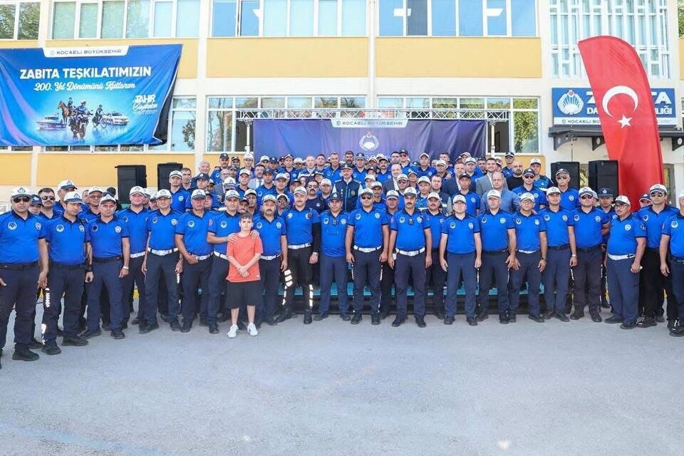 Zabıta Teşkilatı’nın 200. kuruluş yıldönümü dolayısıyla Kocaeli Büyükşehir Belediyesi Zabıta