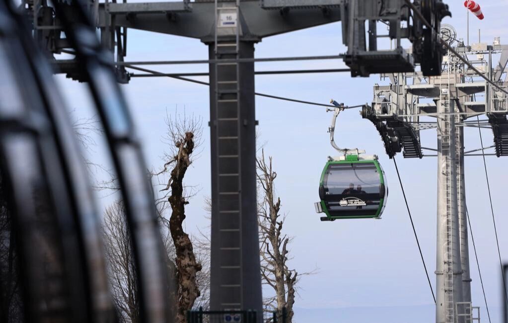 Kocaeli Büyükşehir Belediyesi iştiraki UlaşımPark tarafından işletilen Kartepe Teleferik, kış