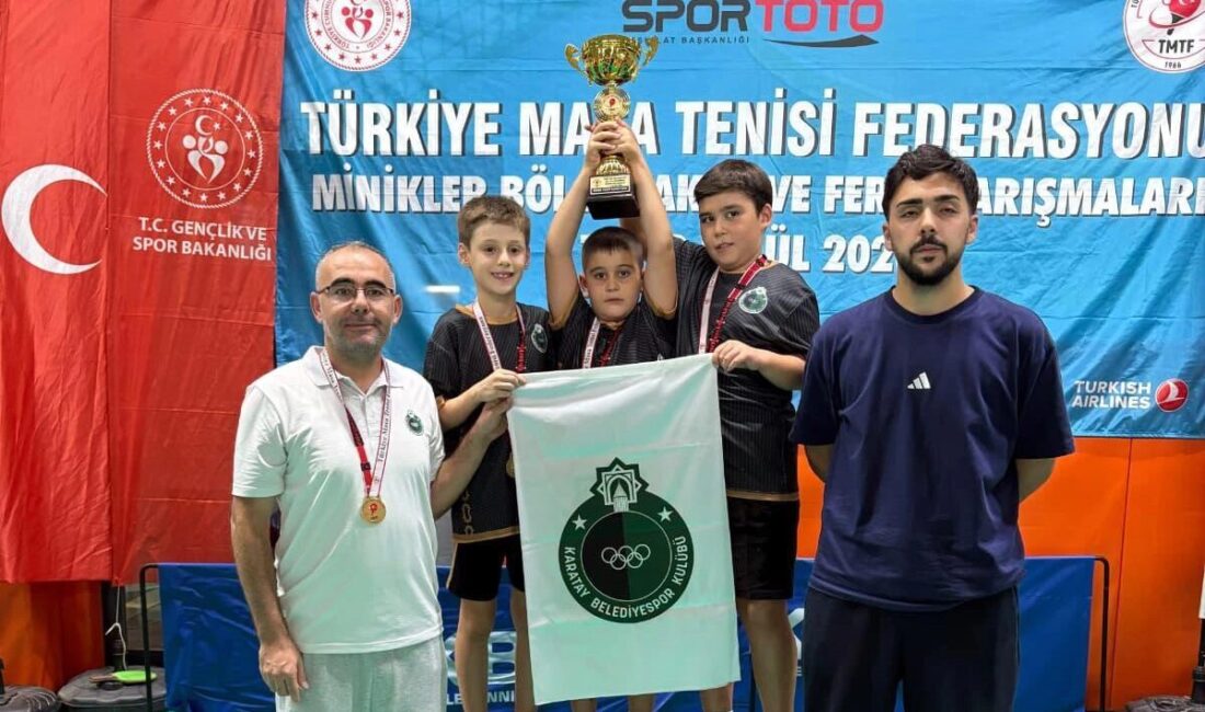 Karatay Belediyespor Kulübü Masa Tenisi Takımı, Muğla’da düzenlenen Minikler Bölge