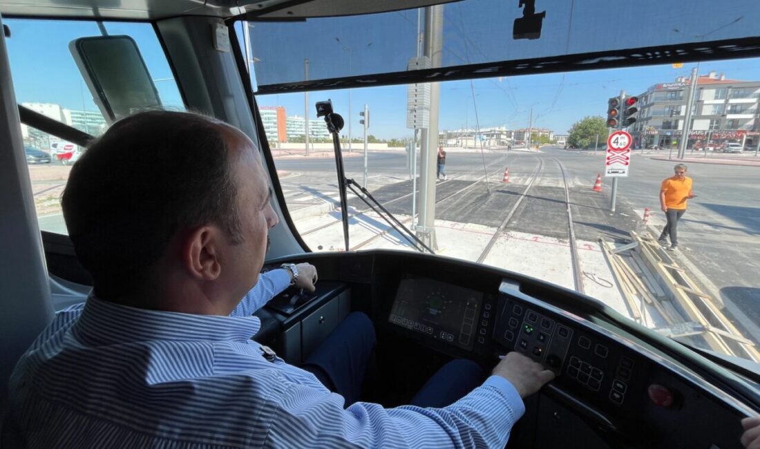 Konya Büyükşehir Belediye Başkanı Uğur İbrahim Altay, Alaaddin-Adliye Tramvay Hattı’nı