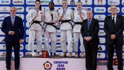 Konya Büyükşehir Belediyespor’un millî judocusu Sinem Oruç, Karadağ’da düzenlenen Gençler