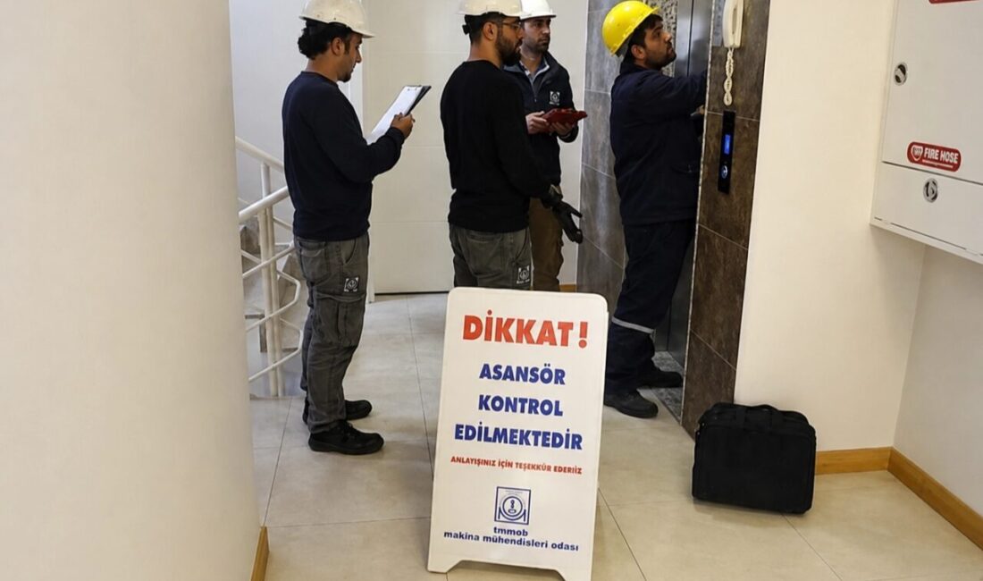 TMMOB Makina Mühendisleri Odası Bursa Şubesi, Mudanya Belediyesi’nin asansör periyodik