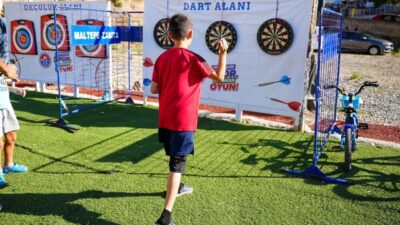 Maltepe Belediyesi, yaz boyunca çocukları mahallelerde düzenlediği oyun ve spor