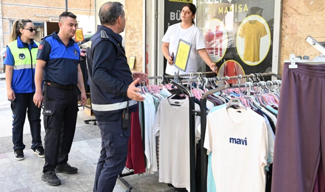 Manisa Büyükşehir Belediyesi Zabıta Dairesi Başkanlığı ekipleri ile Manisa İl