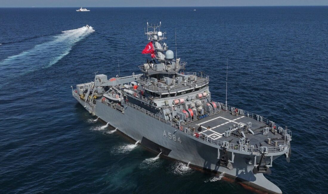 Marmara Denizi’nde batan Tuğberk İmamoğlu isimli geminin yeri, denizin yüzlerce