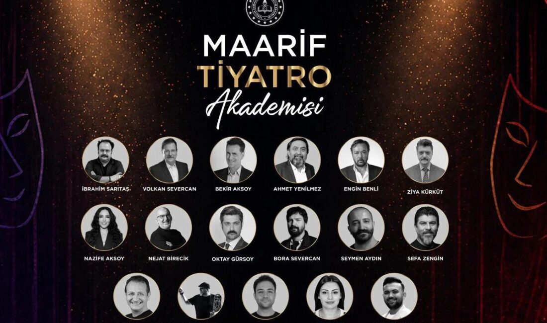 MEB’den “Maarif Tiyatro Akademisi” için oyunculuk yetenek sınavı başvuruları başlıyor.