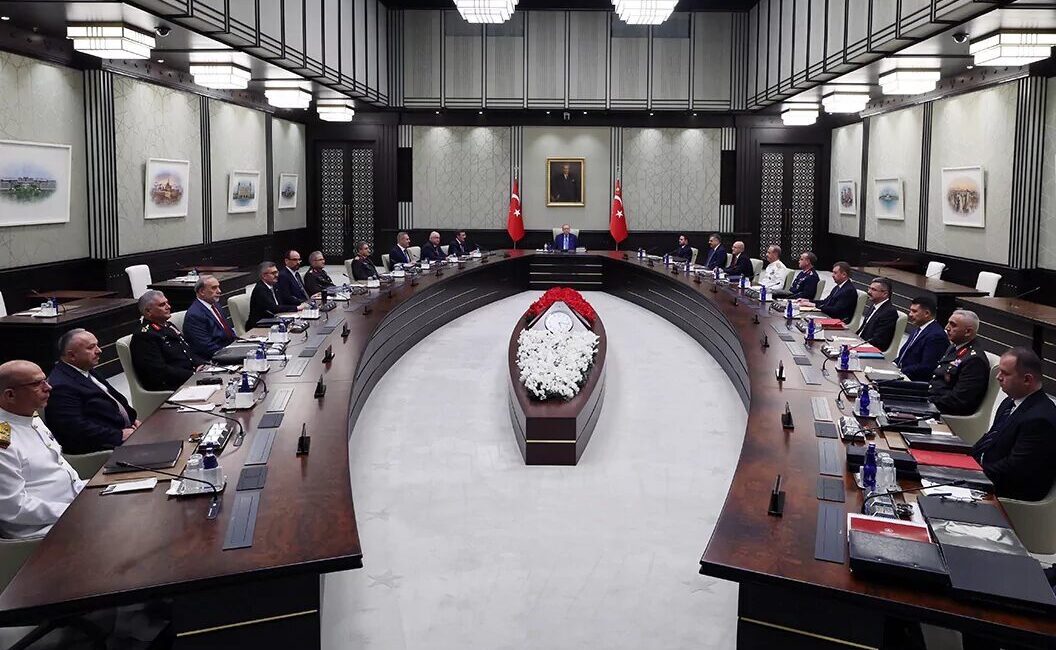 Millî Güvenlik Kurulu (MGK), Cumhurbaşkanı Recep Tayyip Erdoğan başkanlığında Cumhurbaşkanlığı