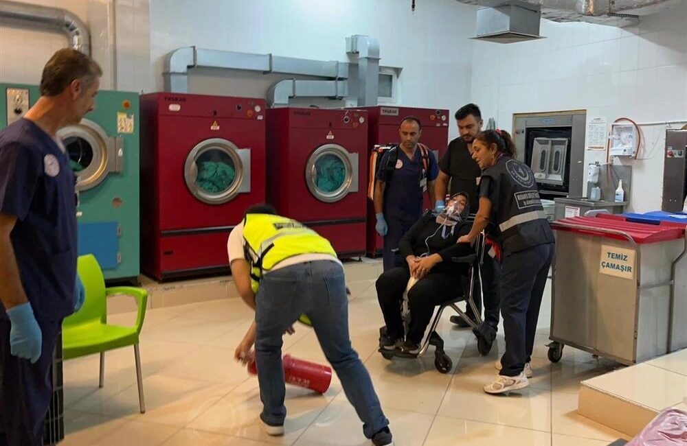 Mudanya Devlet Hastanesi'nde, olası yangın ve acil durumlara karşı hazırlık