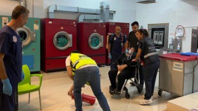Mudanya Devlet Hastanesi'nde, olası yangın ve acil durumlara karşı hazırlık