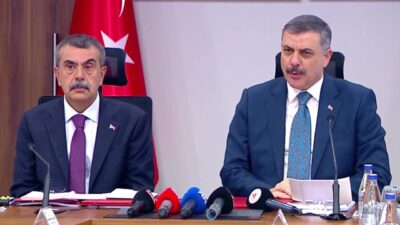 İçişleri Bakanı Mustafa Çiftçi ile Milli Eğitim Bakanı Yusuf Tekin,