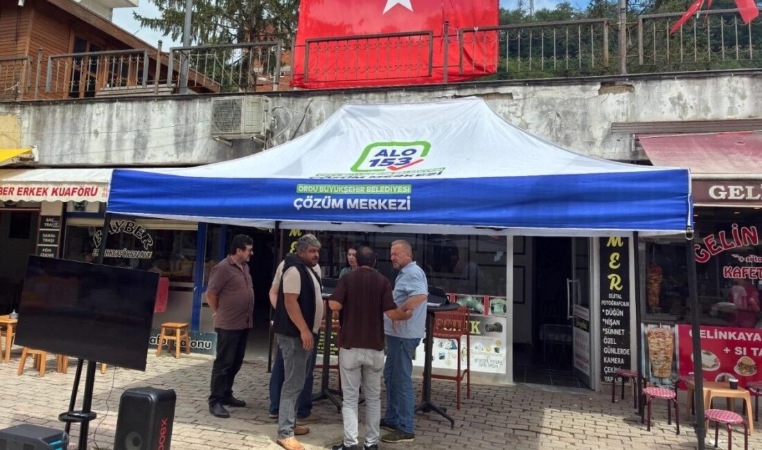 Ordu Büyükşehir Belediyesi tarafından vatandaşların talep, öneri ve şikâyetlerine daha