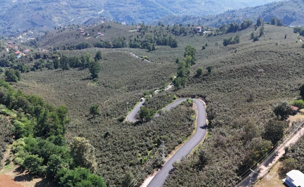 Ordu Büyükşehir Belediyesi Ulubey ilçesi Şeyhler Mahallesi’nde sıcak asfalt çalışması