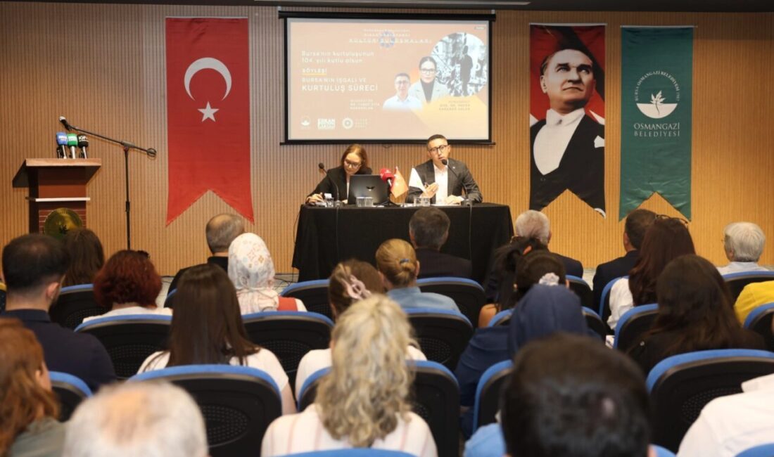 Bursa’nın düşman işgalinden kurtuluşunun 104. yılı, Osmangazi Belediyesi tarafından düzenlenen