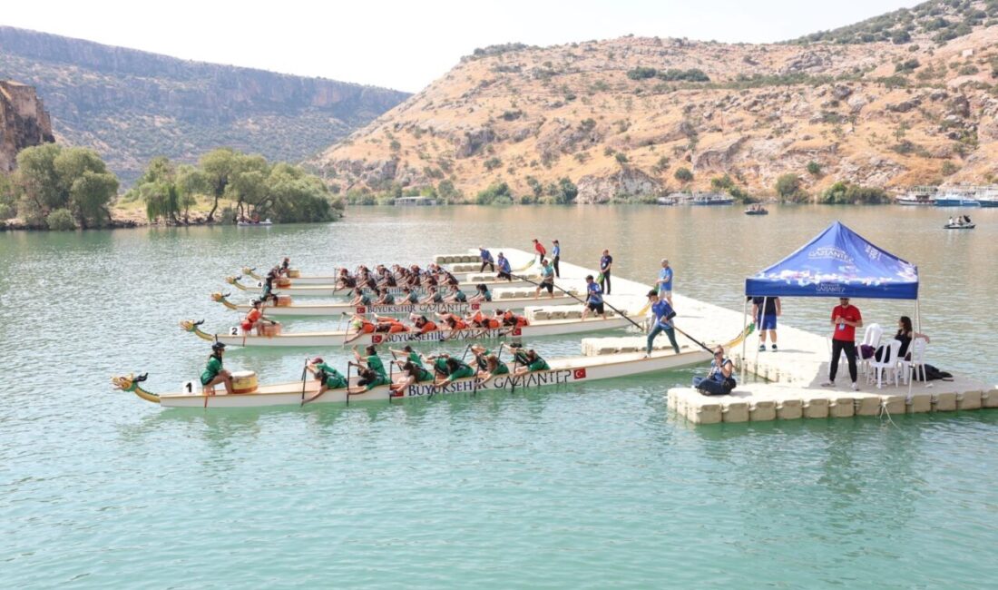 Gaziantep’te bu yıl 7’ncisi düzenlenen Uluslararası Rumkale Su Sporları Festivali,