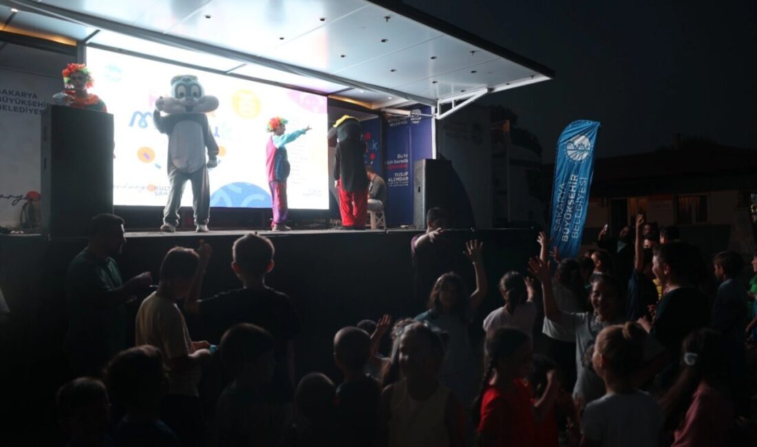 Sakarya Büyükşehir Belediyesi’nin çocuklara yaz boyunca neşe ve eğlence dolu